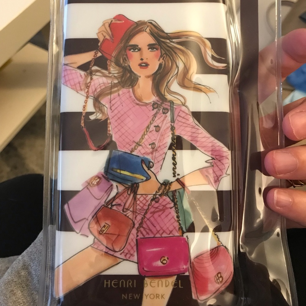 NWT hard shell Henri bendel 6+/6s+ phone case